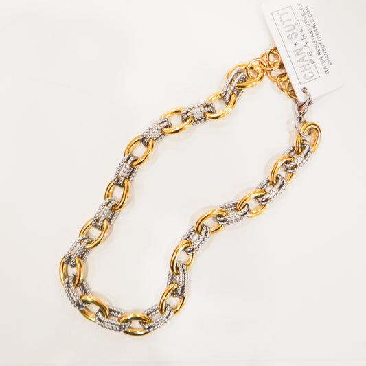 Chan Sutt Pearls - Mixed Metals Necklace