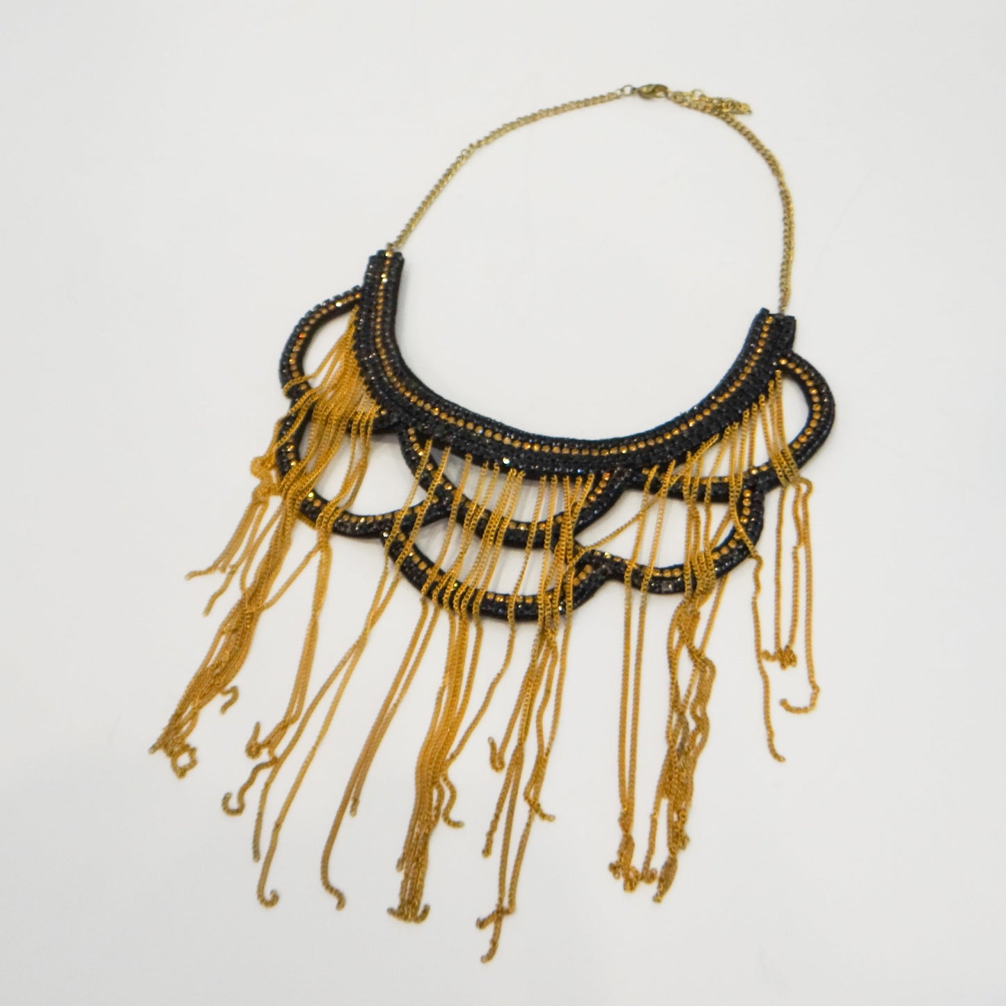 Midnight Fringe Necklace