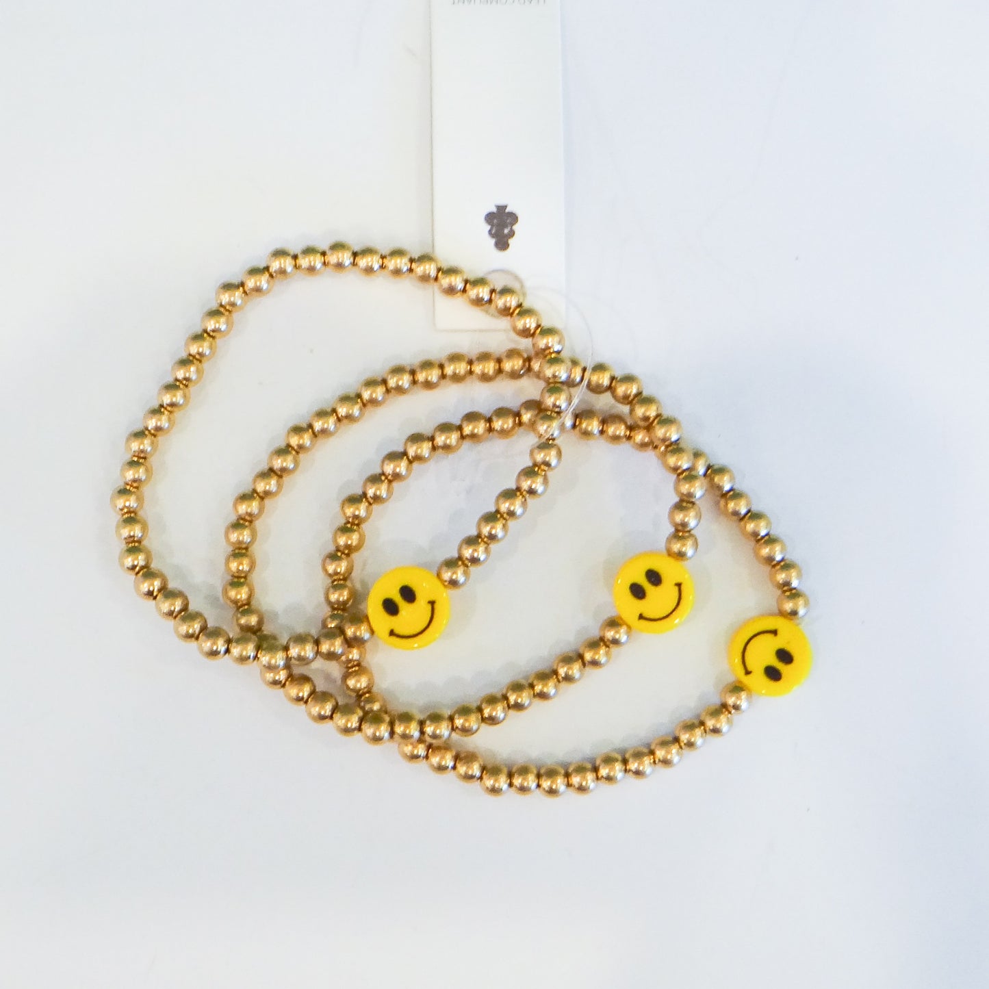 3 Pack Smiley Bracelets