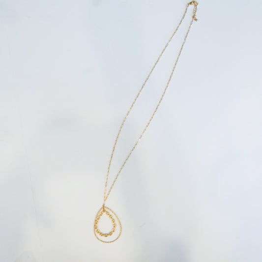 Long Necklace with Chain Pendant