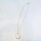 Disc Drop Necklace