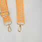 Orange Embellished Purse Strap
