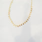 Gold Mini Disc Necklace