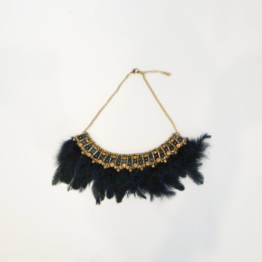 Fancy Feather Necklace