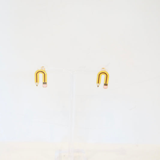 Pencil Stud Earrings