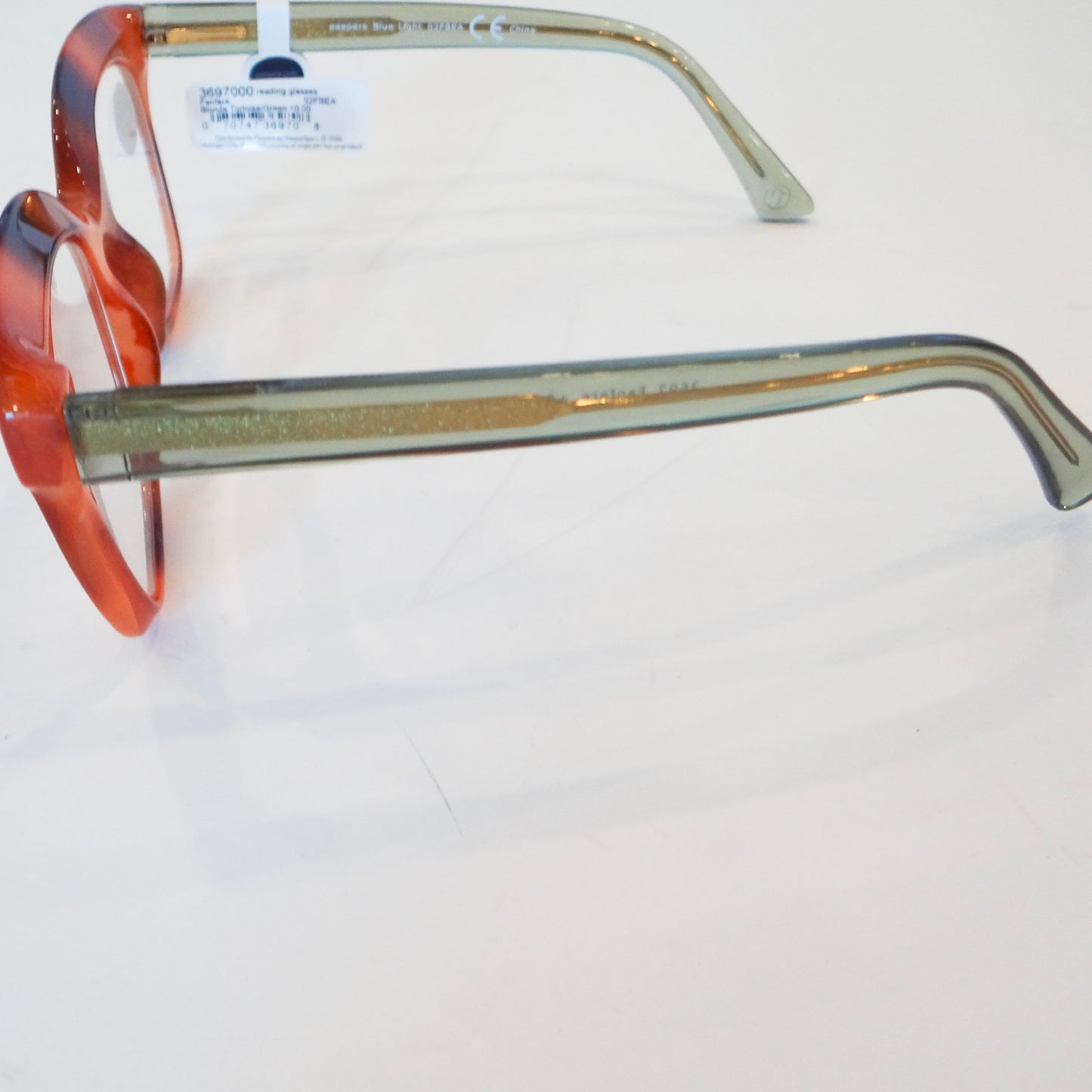 Peepers Fanfare- Blonde Tortoise/Green