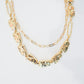 Chunky Geometric Gold Necklace