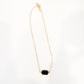 Black Stone Necklace