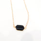 Black Stone Necklace
