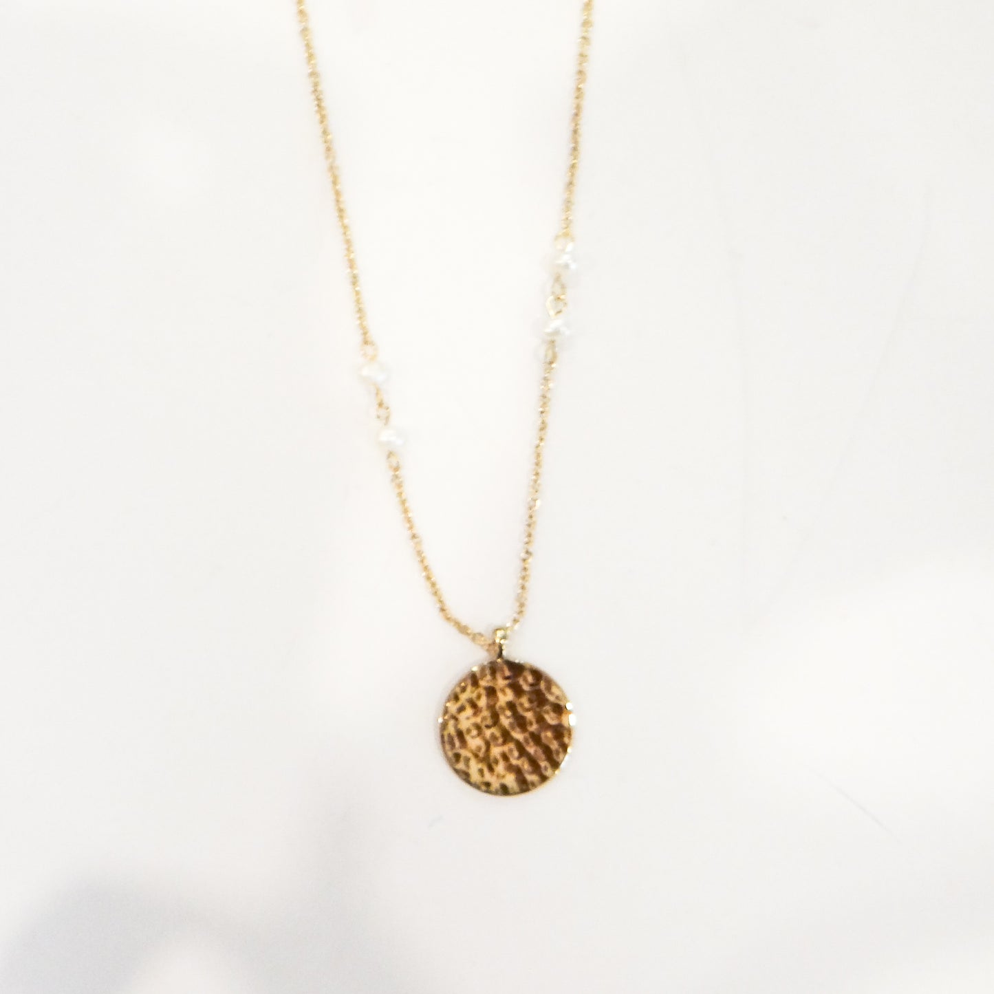 Long Necklace with Pearl Details