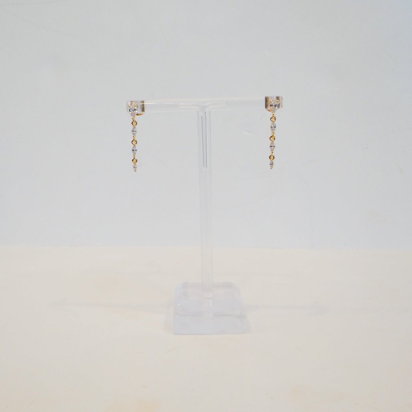 Rhinestone Vine Dangle Earrings