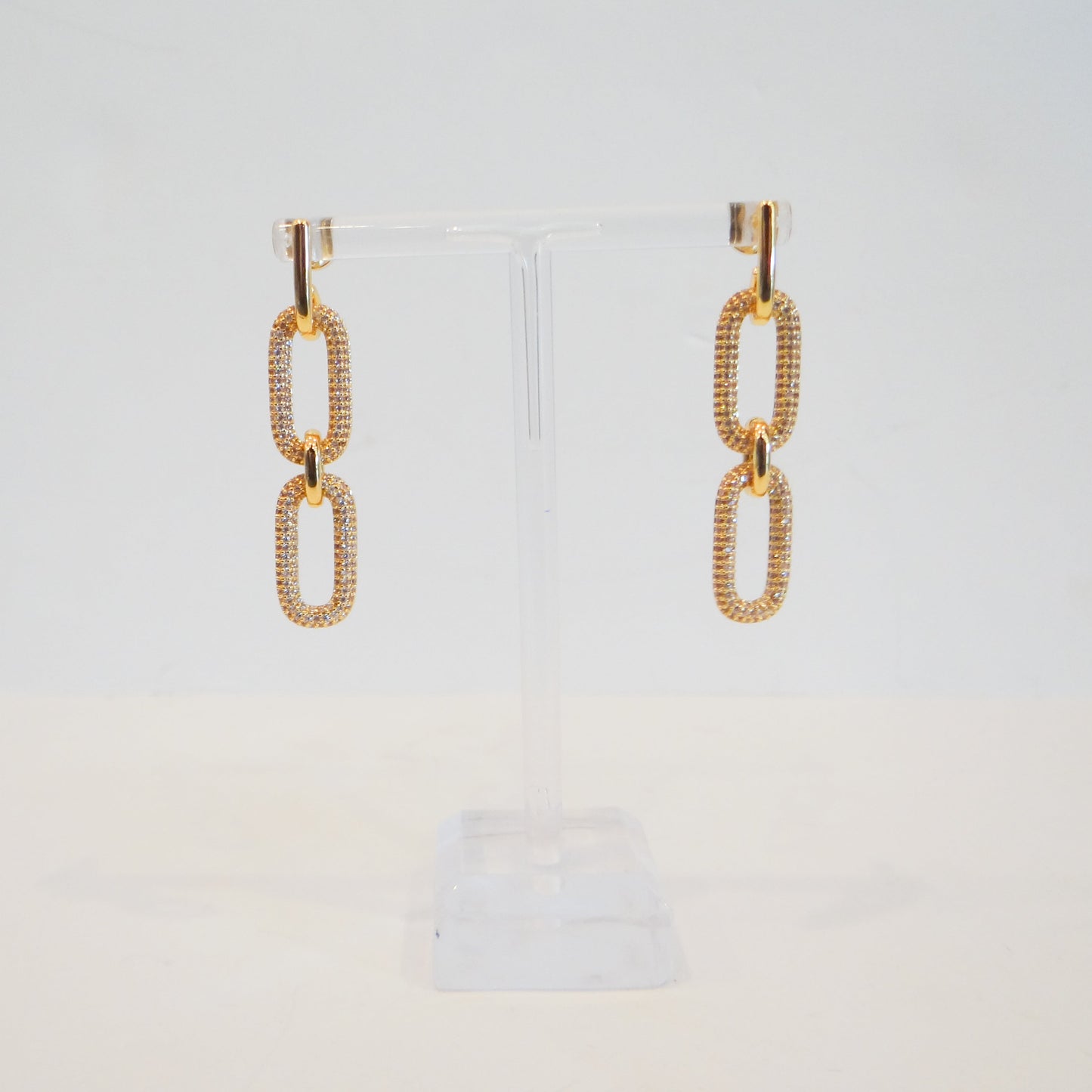 Glitter Chain Earrings