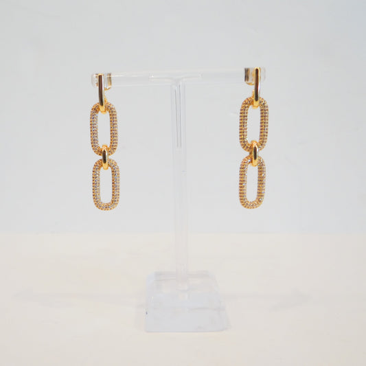 Glitter Chain Earrings