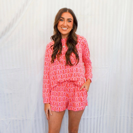 Rosette Charm Pajama Set