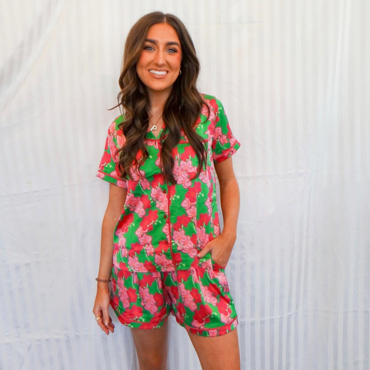 Orchid River Pajama Set