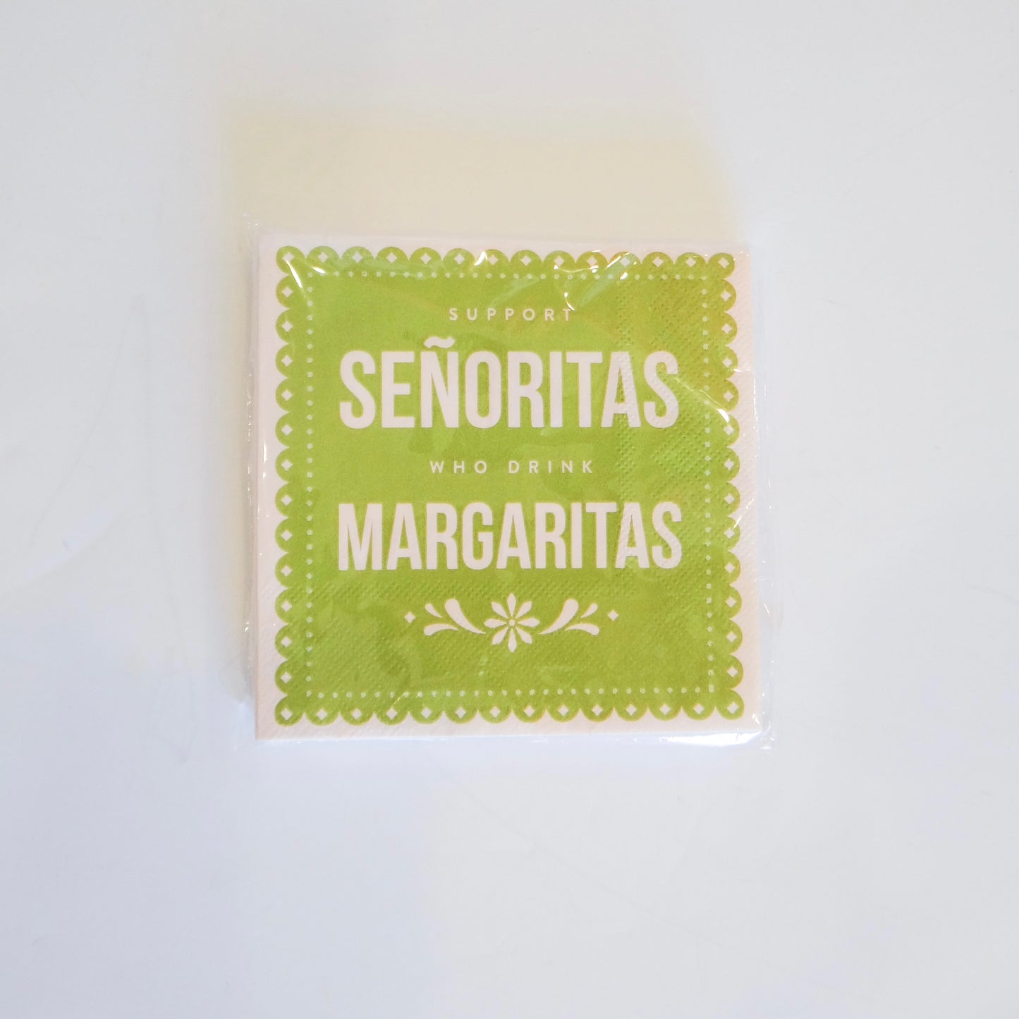 Senoritas Drink Margaritas Napkins