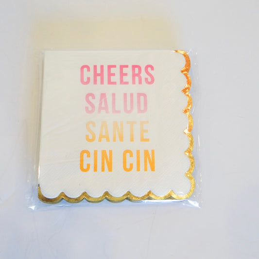 Cheers Salud Napkins