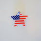 American Flag Claw Clip