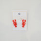 Rhinestone Lobster Studs