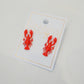 Rhinestone Lobster Studs
