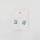 Blue Hydrangea Studs