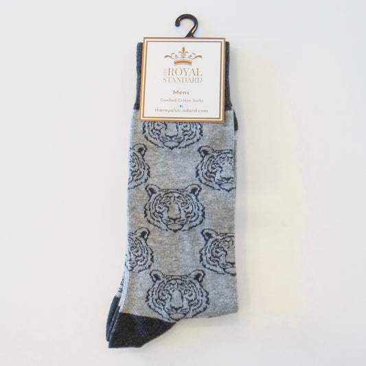 Men's Tiger Face Socks