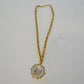 Two Toned Coin Necklace