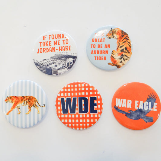 Auburn 2.25" Game Day Buttons