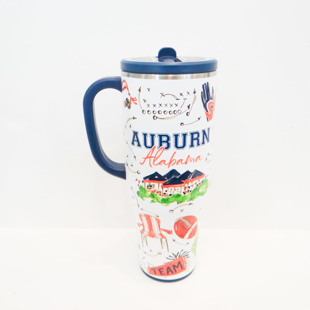 Tailgates in Auburn Mega Mug 40oz