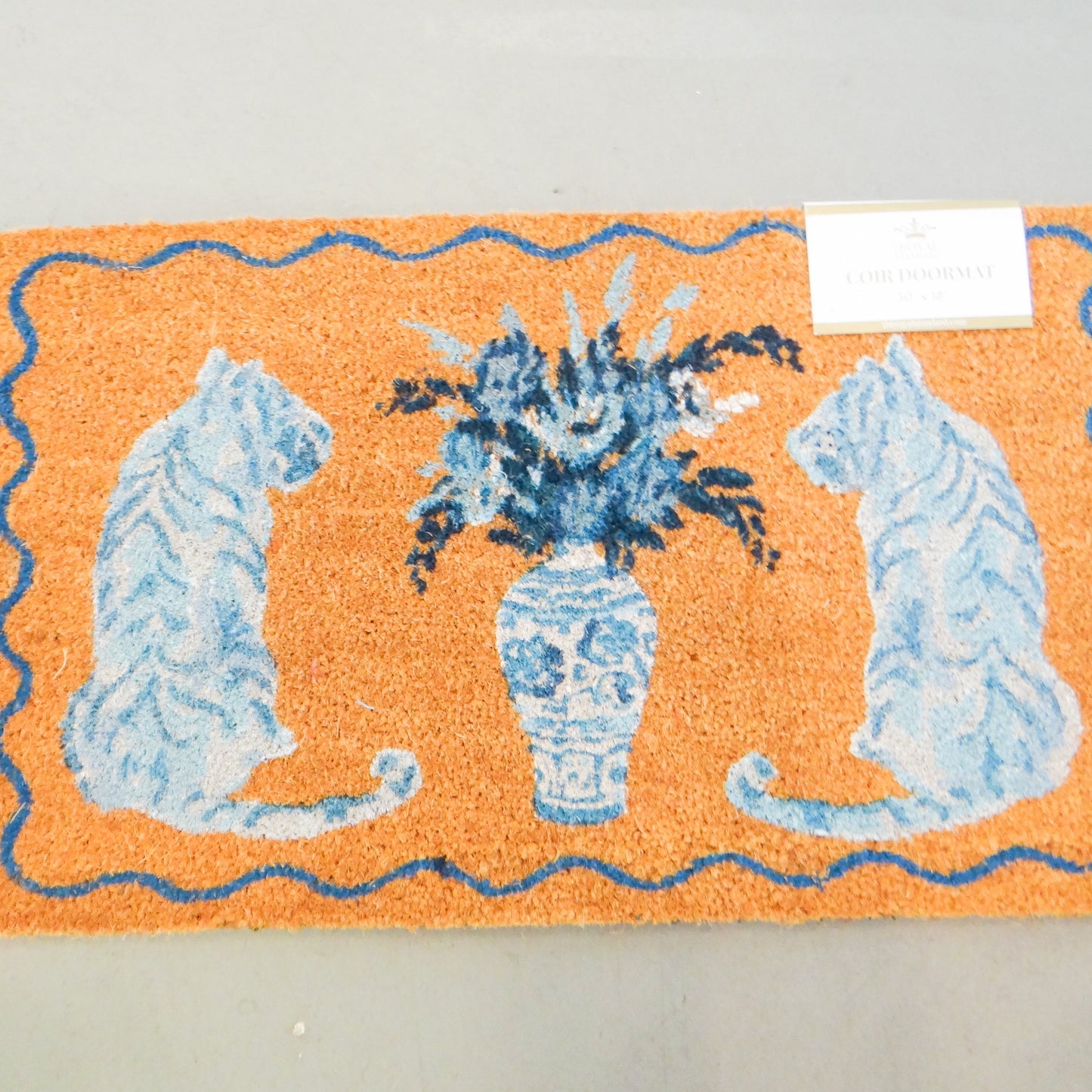 Callie Tiger Coir Doormat