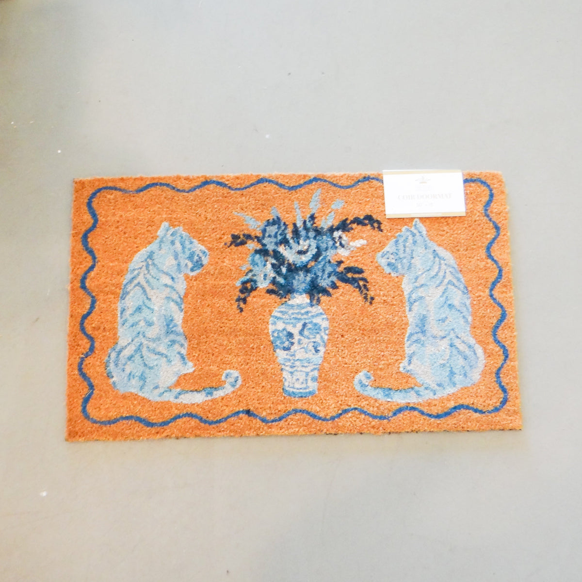 Callie Tiger Coir Doormat