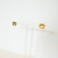 Classic Auburn Gold Stud Earrning