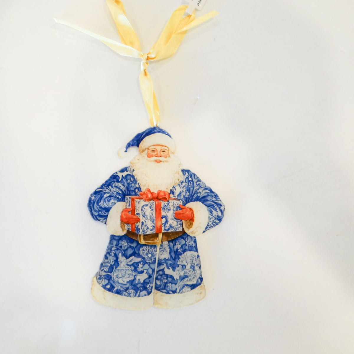 Chinoiserie Santa Acrylic Ornament