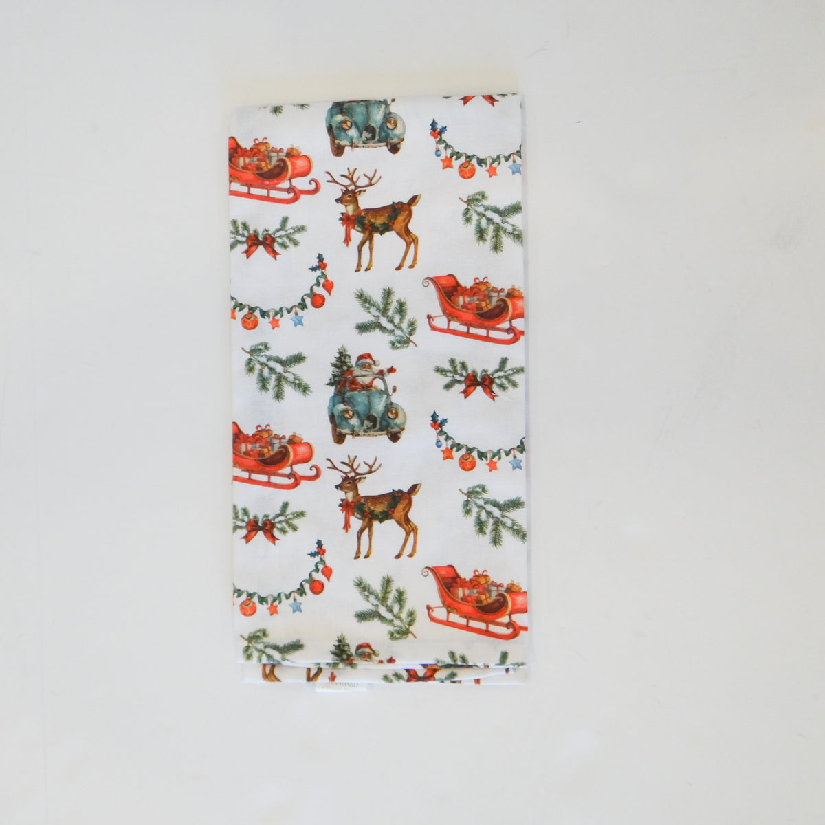 Vintage Christmas Hand Towel