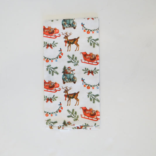 Vintage Christmas Hand Towel
