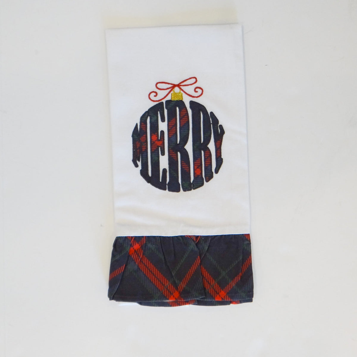 Merry Ruffle Hand Towel