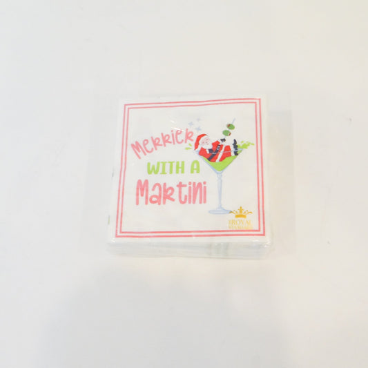 Merrier Martini Cocktail Napkins