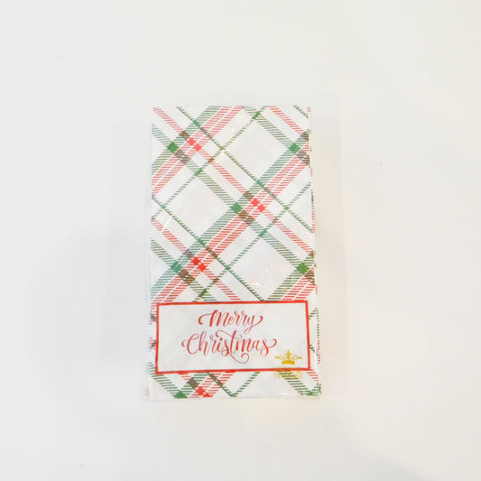Layton Plaid Guest Napkins