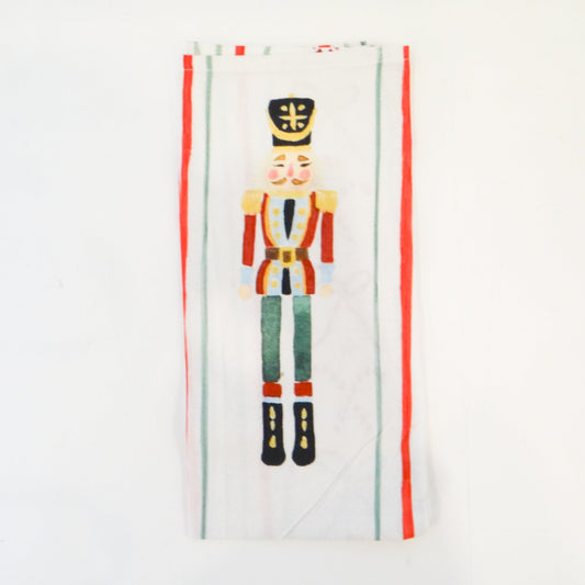 Merry Nutcracker Hand Towel