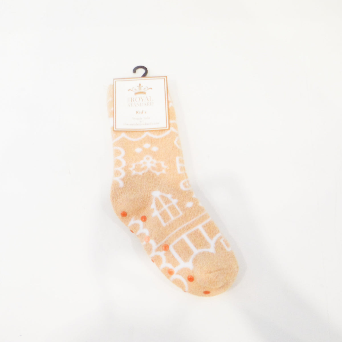 Kids Gingerbread Snuggle Socks