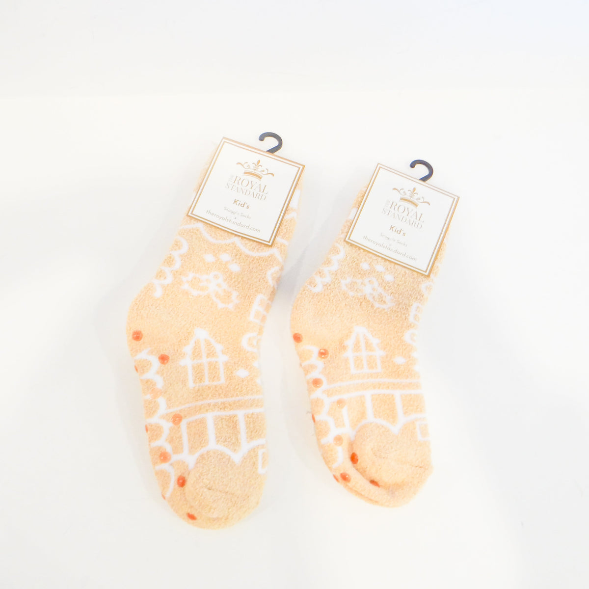 Kids Gingerbread Snuggle Socks