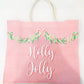 Holly Jolly Carryall Tote