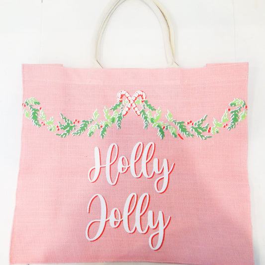 Holly Jolly Carryall Tote