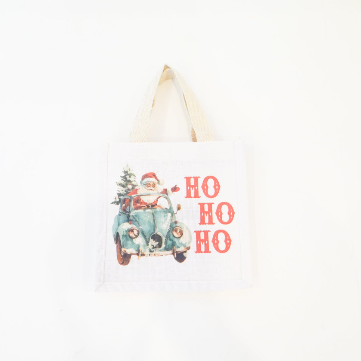 Vintage Santa Petite Tote Bag