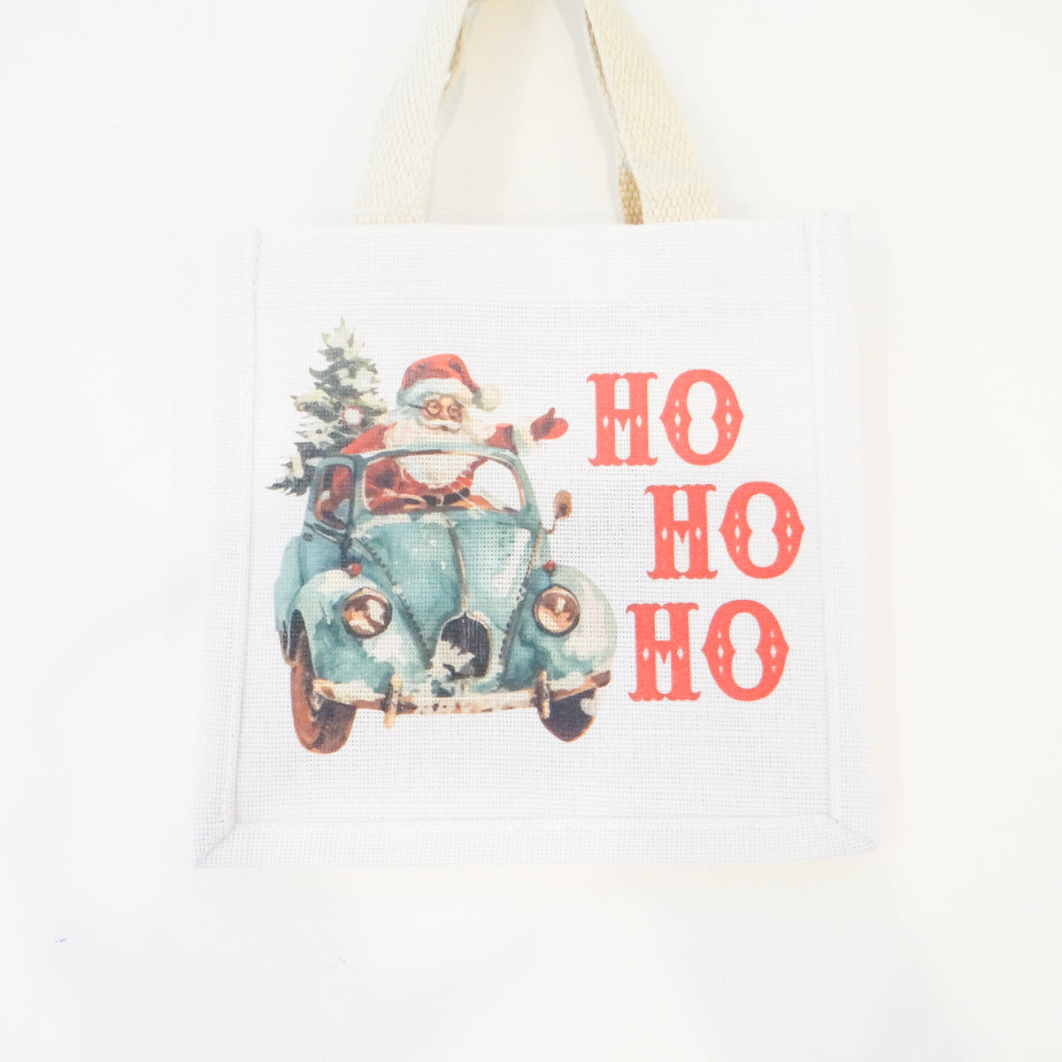 Vintage Santa Petite Tote Bag