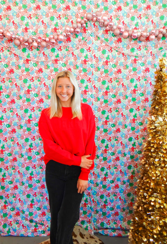 Merry Tonal Sweatshirt