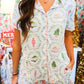 Nutcracker Trellis Womens Pajama Top