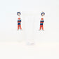 Auburn Aubie Resin Earrings