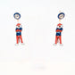 Auburn Aubie Resin Earrings