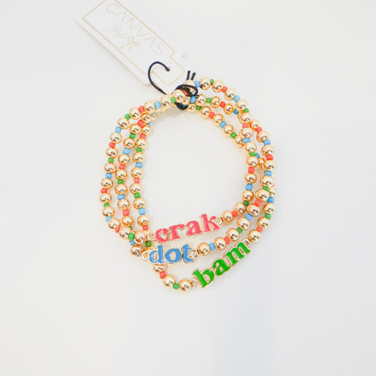Dot Crack Bam Bracelet Set